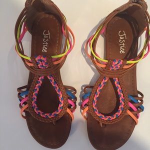 Justice girls sandals